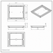 10x12 Floor Matching Vent Cover – Floor Register