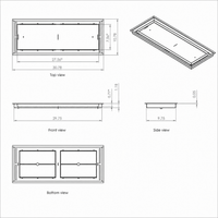 Thumbnail for 10X30, Floor Matching Vent, Classic Aria Design, Floor Vent Cover
