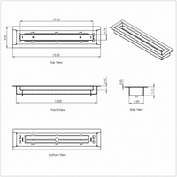Thumbnail for 2X12, Floor Matching Vent, Classic Aria Design, Floor Vent Cover