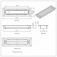 Thumbnail for 3X14, Floor Matching Vent, Classic Aria Design, Floor Vent Cover