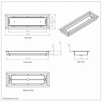 Thumbnail for 4X20, Floor Matching Vent, Classic Aria Design, Floor Vent Cover