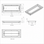 6x20 Floor Matching Vent Cover – Floor Register