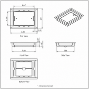 6x8 Floor Matching Vent Cover – Floor Register