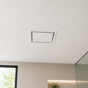 Modern ceiling vent cover installed in an interior