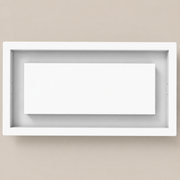 Modern rectangular ceiling vent cover