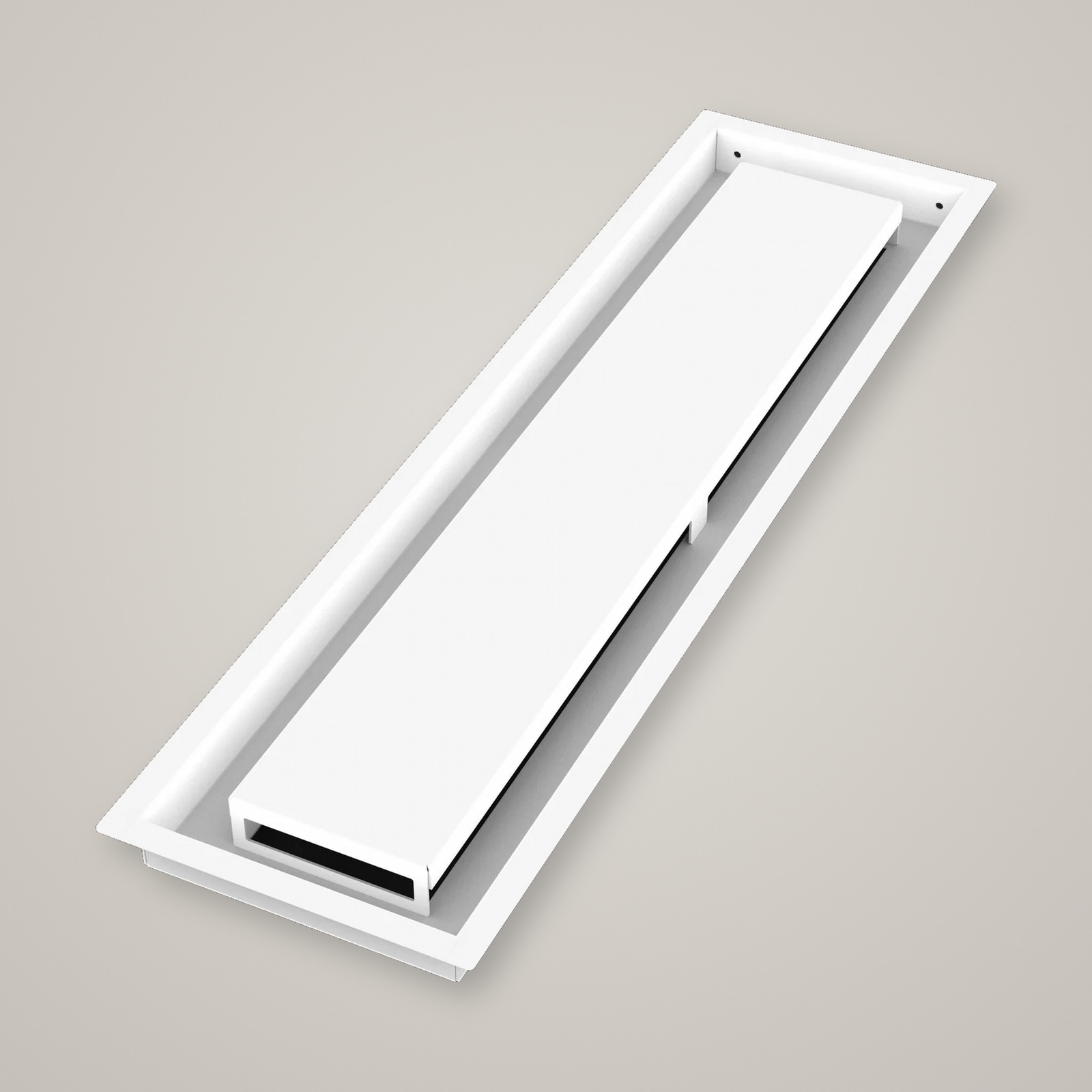 Modern white ceiling vent cover